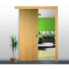 Oak Solid Wood Door Customized Veneered Sliding Door